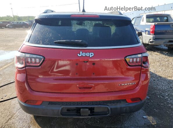 3C4NJDCB2JT234197 2018 JEEP COMPASS Red Rear view