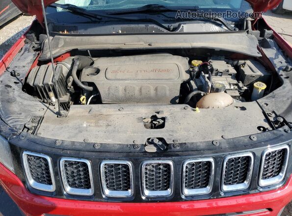 3C4NJDCB2JT234197 2018 JEEP COMPASS Red Engine compartment view