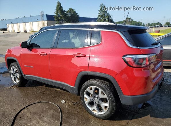3C4NJDCB2JT234197 2018 JEEP COMPASS Red Rear left