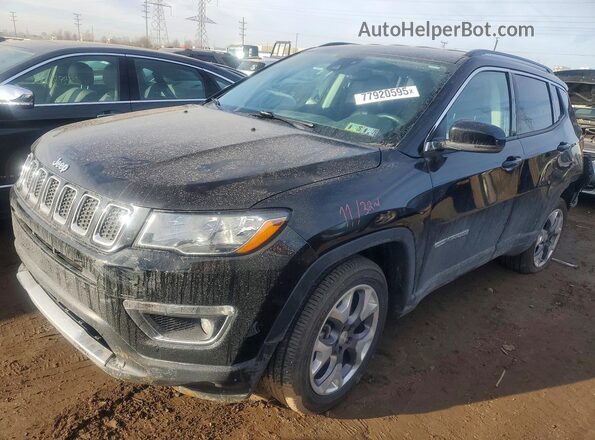 3C4NJDCB2MT572039 2021 JEEP COMPASS Черный Передняя левая четверть