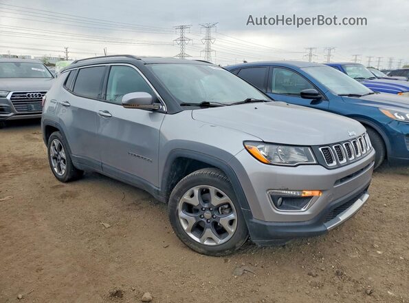 3C4NJDCB3KT800644 2019 JEEP COMPASS Серебряный Передняя правая четверть