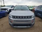 2019 Jeep Compass Серебряный vin: 3C4NJDCB3KT800644