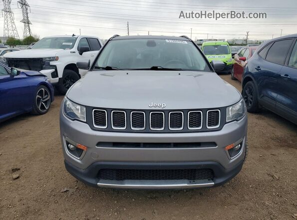 3C4NJDCB3KT800644 2019 JEEP COMPASS Серебряный Вид спереди