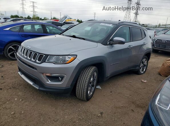 3C4NJDCB3KT800644 2019 JEEP COMPASS Серебряный Передняя левая четверть