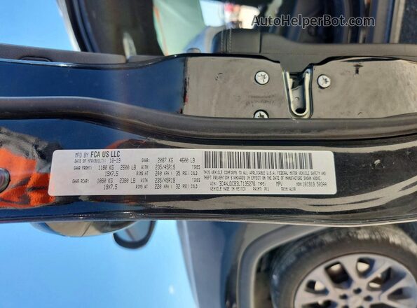3C4NJDCB3LT135276 2020 JEEP COMPASS Черный Вид наклейки с VIN-кодом