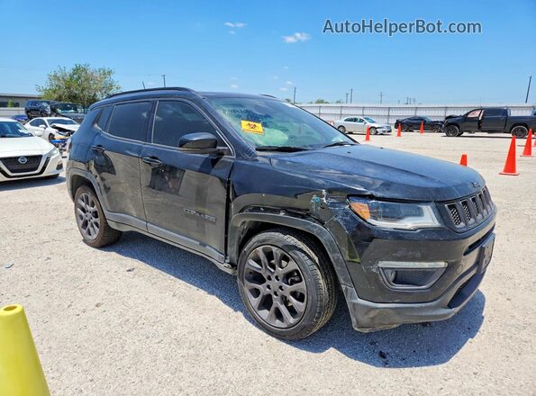 3C4NJDCB3LT135276 2020 JEEP COMPASS Черный Передняя правая четверть