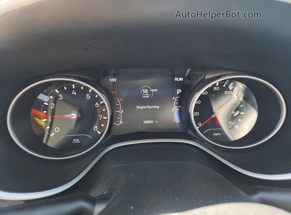3C4NJDCB3LT137884 2020 JEEP COMPASS Белый Вид щитка приборов