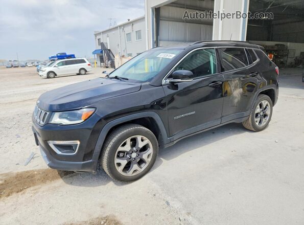 3C4NJDCB4JT341526 2018 JEEP COMPASS Black Przód lewy