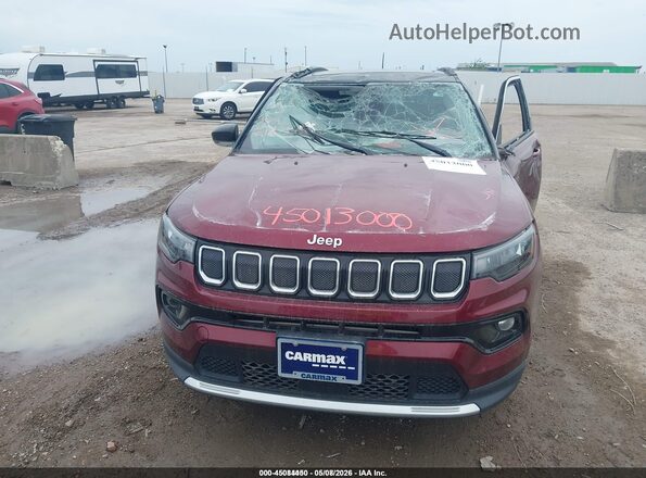 3C4NJDCB4NT101995 2022 JEEP COMPASS Красный Вид щитка приборов