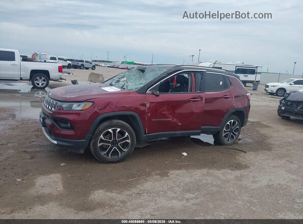 3C4NJDCB4NT101995 2022 JEEP COMPASS Красный Панорамный вид салона 360°