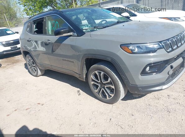 3C4NJDCB4NT104993 2022 JEEP COMPASS Серый Передняя правая четверть
