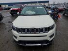 2019 Jeep Compass Limited White vin: 3C4NJDCB5KT827652