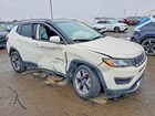 2019 Jeep Compass Limited White vin: 3C4NJDCB5KT827652