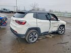 2019 Jeep Compass Limited White vin: 3C4NJDCB5KT827652