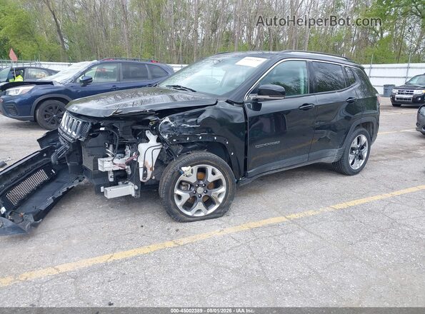 3C4NJDCB5KT854060 2019 JEEP COMPASS Черный Передняя левая четверть