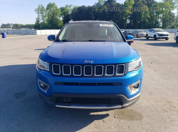 3C4NJDCB5MT509033 2021 JEEP COMPASS Синий Вид спереди