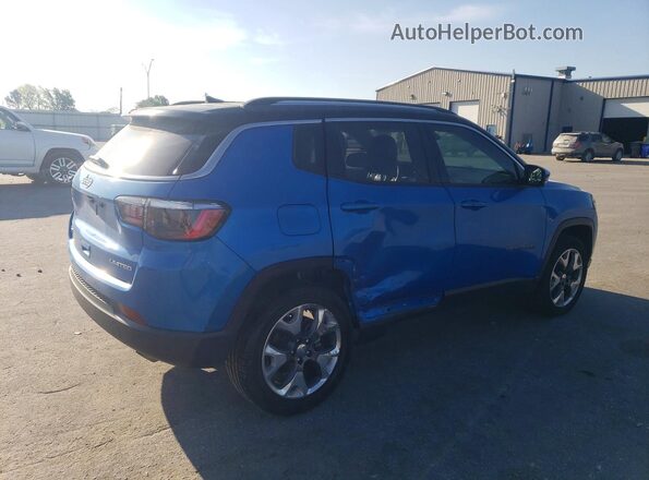 3C4NJDCB5MT509033 2021 JEEP COMPASS Синий Задняя правая четверть
