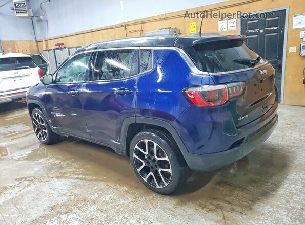 3C4NJDCB6KT656393 2019 JEEP COMPASS Синий Задняя левая четверть