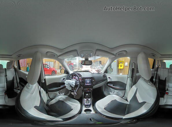 3C4NJDCB6KT656393 2019 JEEP COMPASS Синий Панорамный вид салона 360°