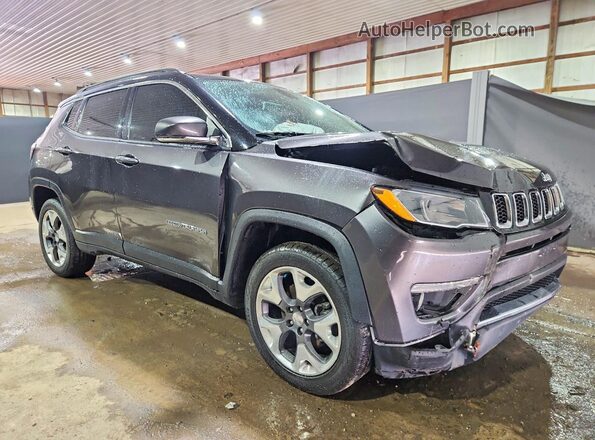 3C4NJDCB6KT733828 2019 JEEP COMPASS Серый Передняя правая четверть