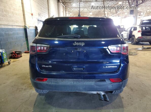 3C4NJDCB6LT259025 2020 JEEP COMPASS Синий Вид сзади