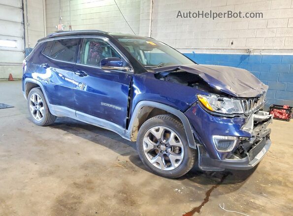 3C4NJDCB6LT259025 2020 JEEP COMPASS Синий Передняя правая четверть