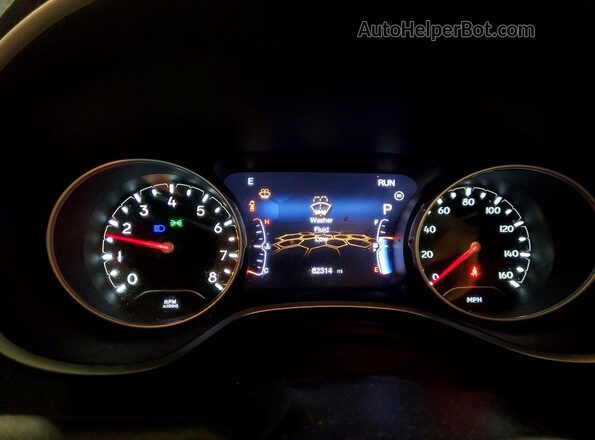 3C4NJDCB6LT259025 2020 JEEP COMPASS Синий Вид щитка приборов