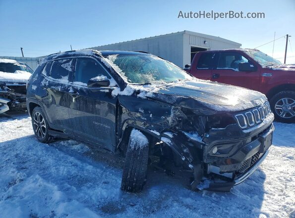 3C4NJDCB6NT144394 2022 JEEP COMPASS Черный Передняя правая четверть