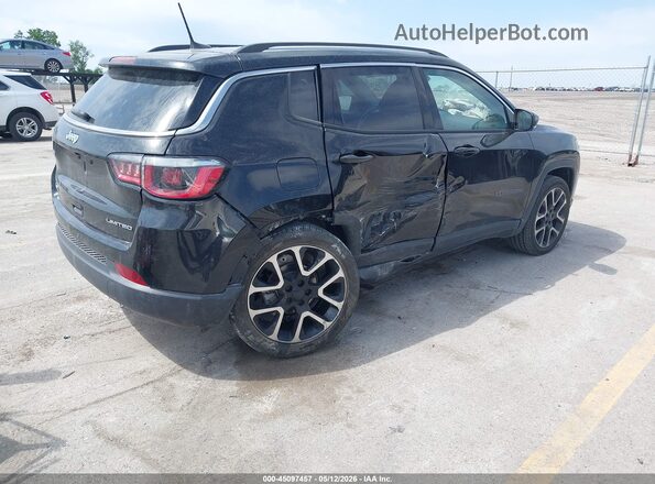 3C4NJDCB7JT201745 2018 JEEP COMPASS Черный Задняя правая четверть