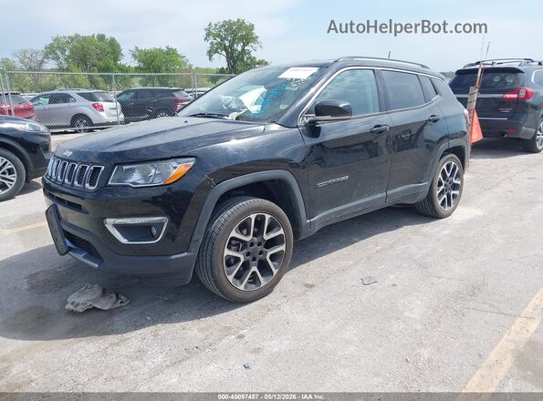 3C4NJDCB7JT201745 2018 JEEP COMPASS Черный Передняя левая четверть