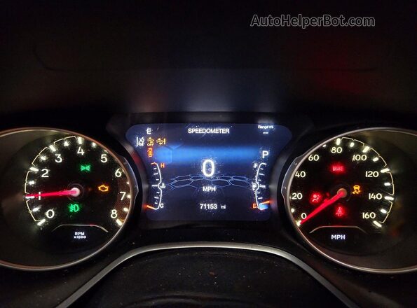 3C4NJDCB7MT512905 2021 JEEP COMPASS Black Instrument cluster view