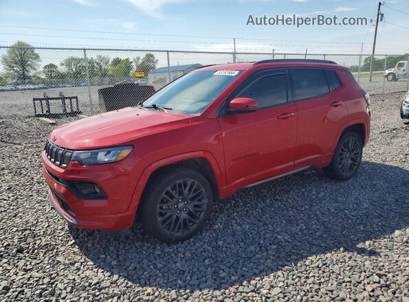 3C4NJDCB8NT160550 2022 JEEP COMPASS Красный Передняя левая четверть