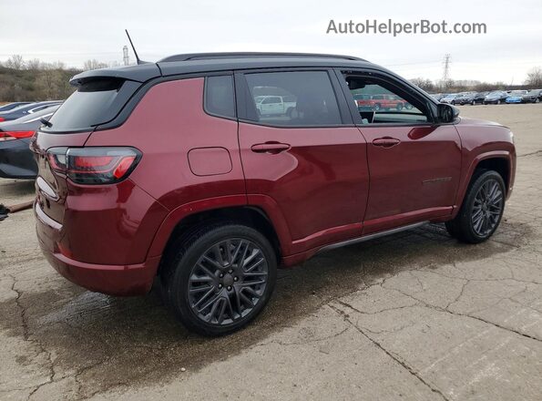 3C4NJDCB8NT199137 2022 JEEP COMPASS Burgundy Tył prawy