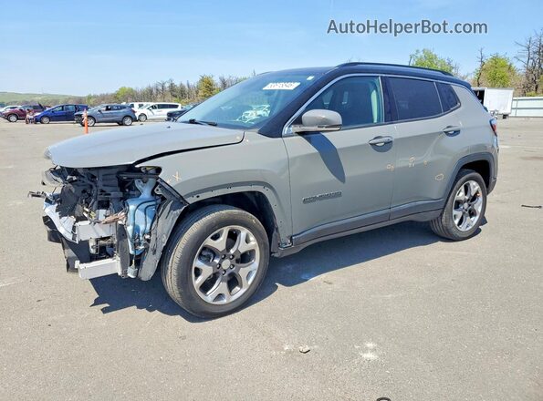 3C4NJDCB9KT767858 2019 JEEP COMPASS Серый Передняя левая четверть