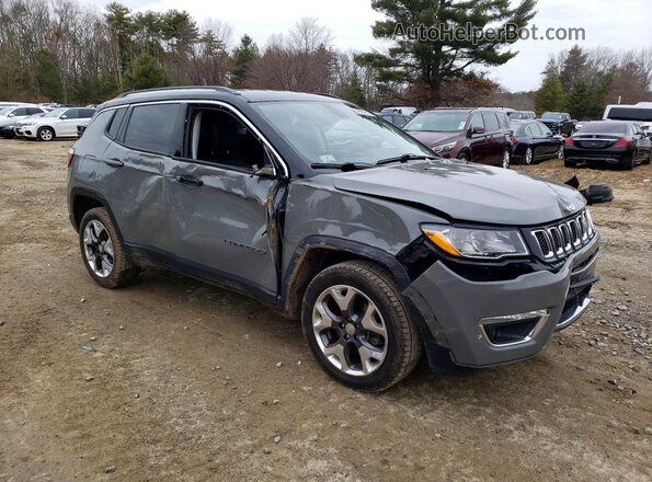 3C4NJDCB9KT826763 2019 JEEP COMPASS Серый Передняя правая четверть
