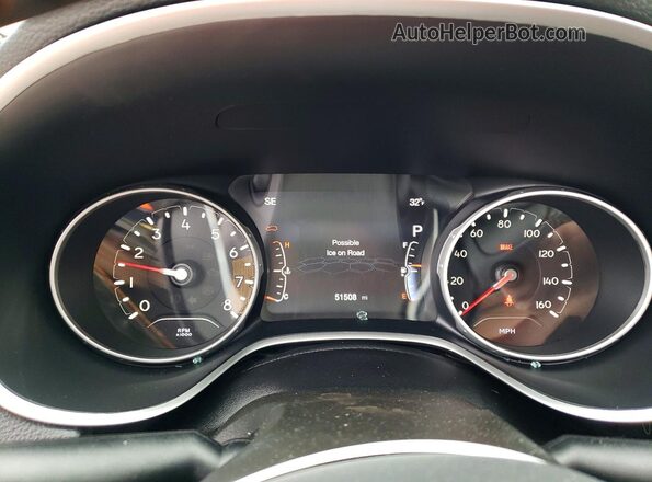 3C4NJDCB9KT826763 2019 JEEP COMPASS Серый Вид щитка приборов