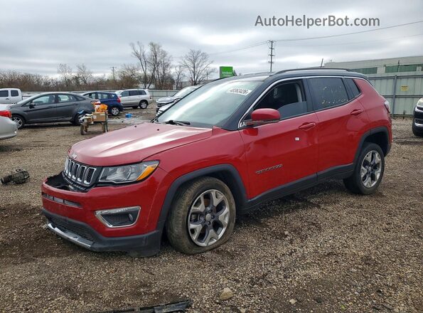 3C4NJDCB9KT827332 2019 JEEP COMPASS Красный Передняя левая четверть