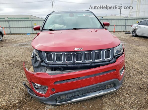 3C4NJDCB9KT827332 2019 JEEP COMPASS Красный Вид спереди
