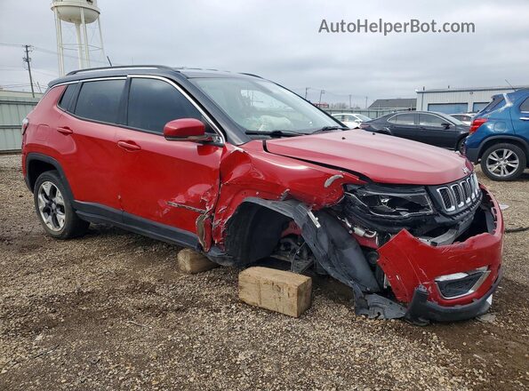 3C4NJDCB9KT827332 2019 JEEP COMPASS Красный Передняя правая четверть