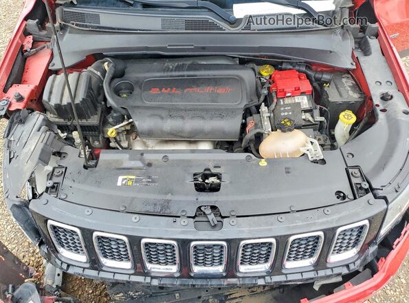 3C4NJDCB9KT827332 2019 JEEP COMPASS Красный Вид подкапотного пространства