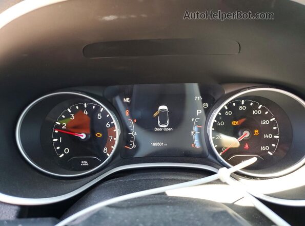 3C4NJDCBXHT651545 2017 JEEP COMPASS Gray Widok zestawu wskaźników
