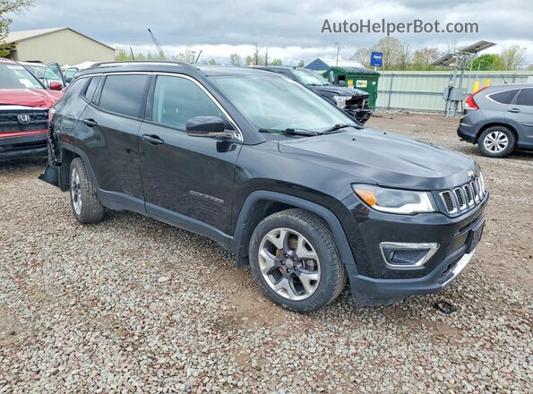 3C4NJDCBXJT117726 2018 JEEP COMPASS Черный Передняя правая четверть
