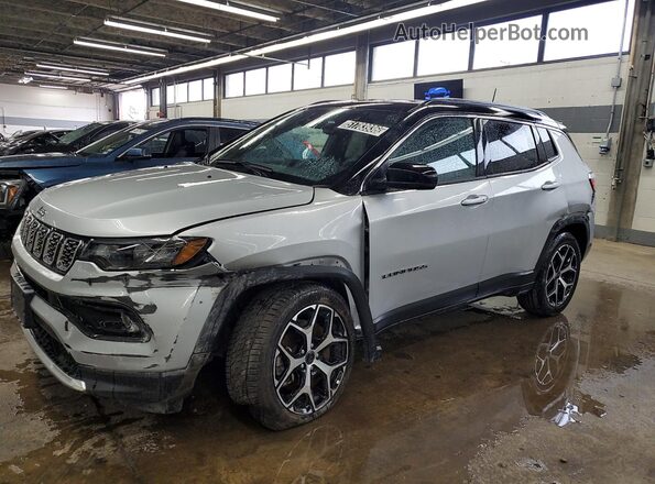 3C4NJDCN2ST510972 2025 JEEP COMPASS Серебряный Вид наклейки с VIN-кодом