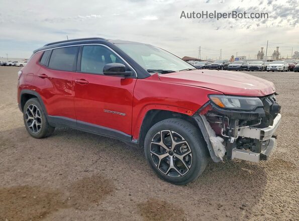 3C4NJDCN2ST524564 2025 JEEP COMPASS Красный Передняя правая четверть