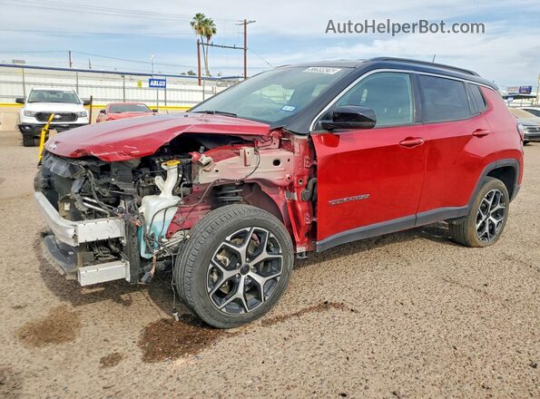 3C4NJDCN2ST524564 2025 JEEP COMPASS Красный Передняя левая четверть