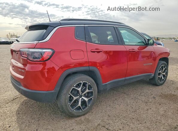 3C4NJDCN2ST524564 2025 JEEP COMPASS Красный Задняя правая четверть