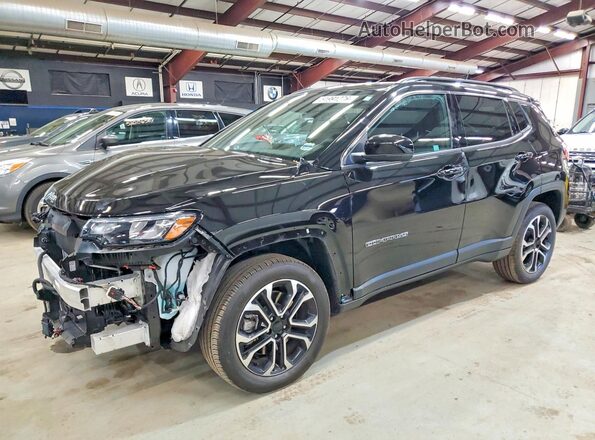 3C4NJDCN3PT542305 2023 JEEP COMPASS Черный Передняя левая четверть