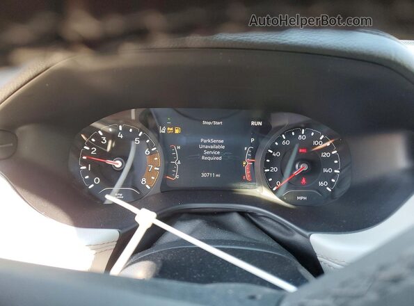 3C4NJDCN3ST513167 2025 JEEP COMPASS Silver Widok zestawu wskaźników