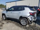 2025 Jeep Compass Limited Silver vin: 3C4NJDCN3ST513167 Damage: Left Qtr Panel Cladding, Missing, Replacement Required