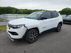2025 Jeep Compass Limited White vin: 3C4NJDCN3ST522550 Damage: Left Front Fender, Severe Damage, Replacement Required